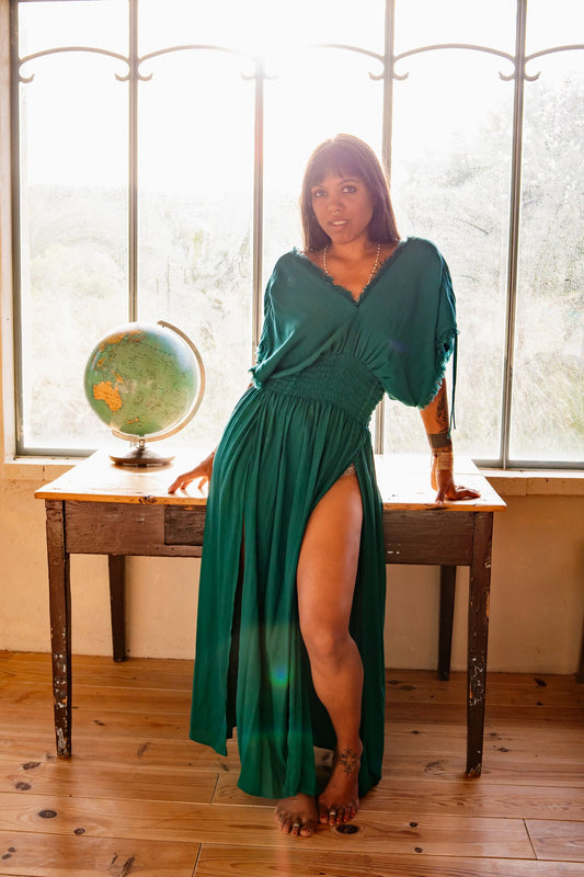 Robe Kali Bleue Sarcelle