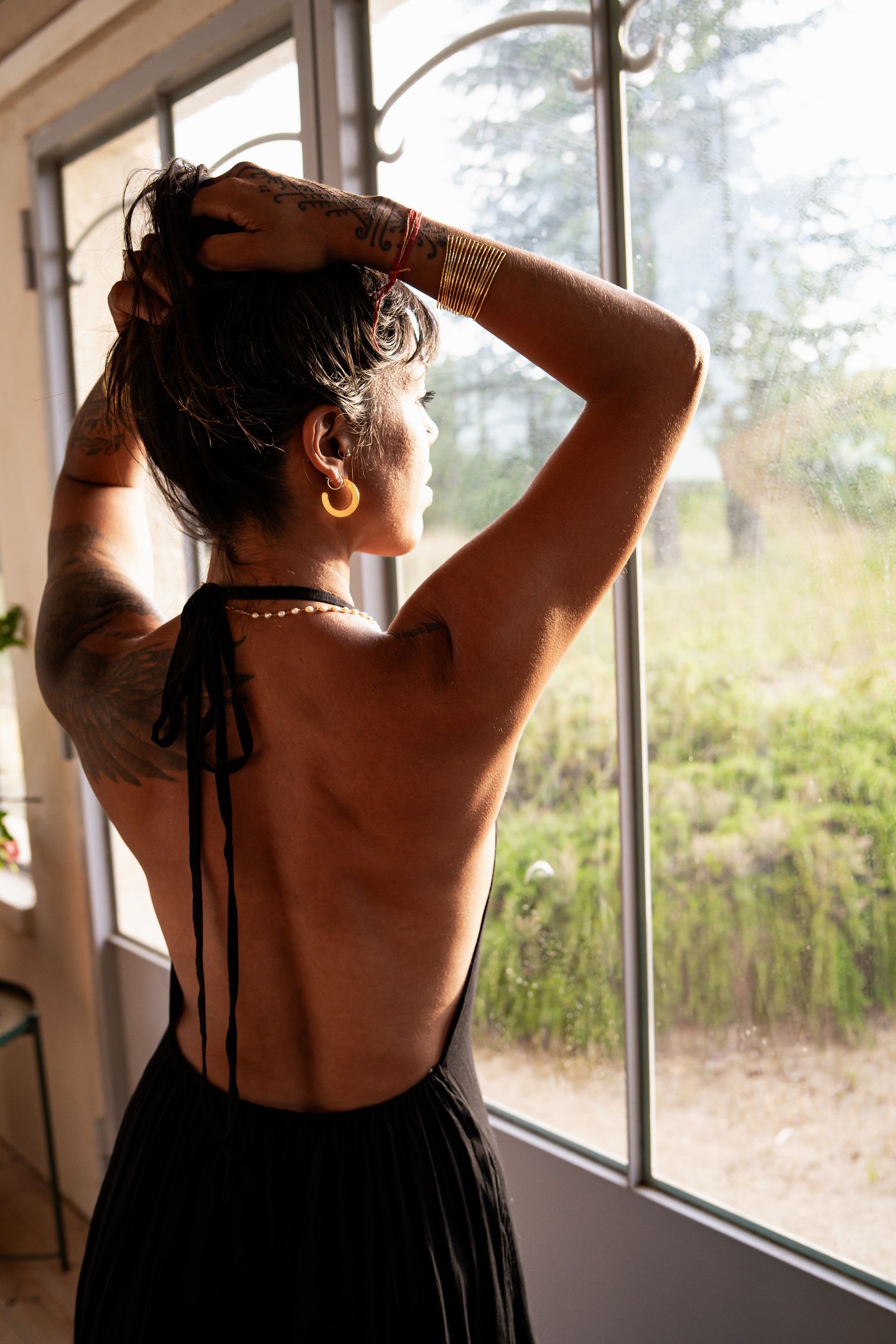 Robe Longue Néïs Noire