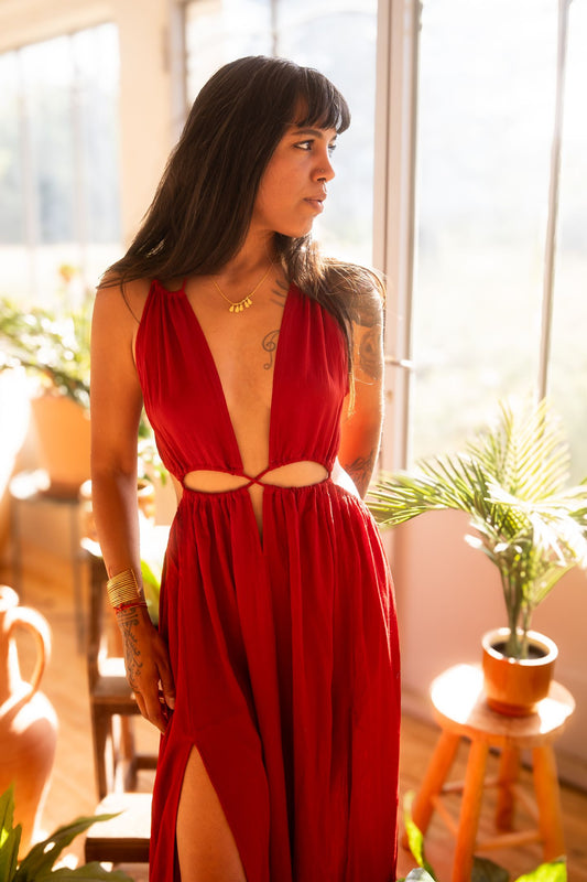 Robe Klara Rouge