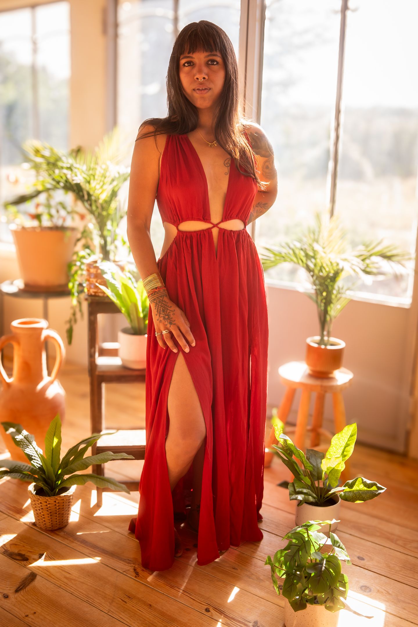 Robe Klara Rouge