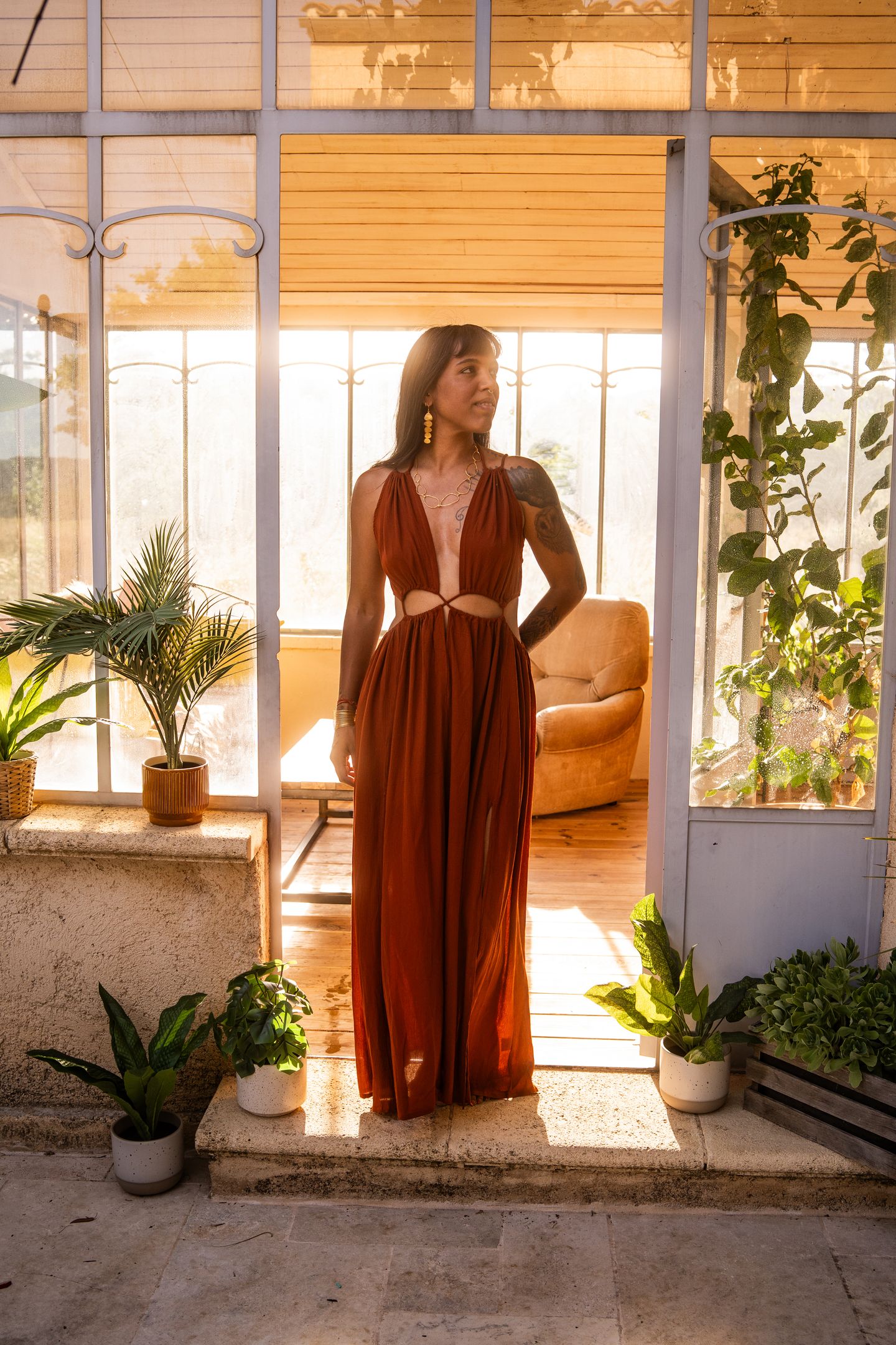 Robe Klara Rouge